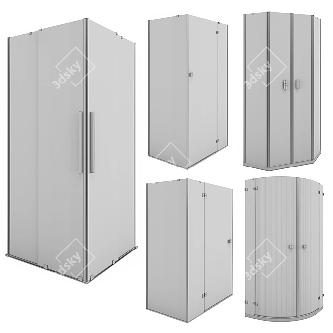 Radaway Shower Enclosure Collection 3D model image 2