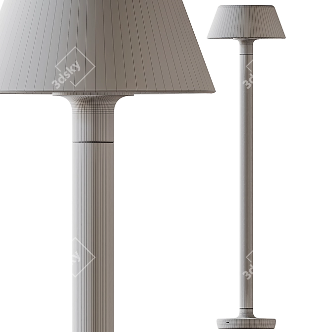 Luminous Outdoor Floor Lamp 3D model image 5