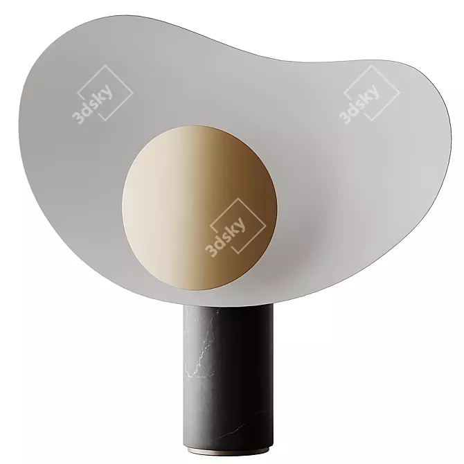 Celestial Glow Table Lamp 3D model image 2
