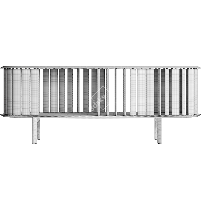 Versatile Free-standing Storage Units 3D model image 2