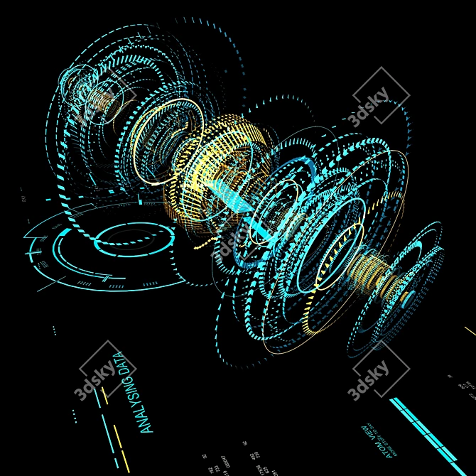  3D Polygon Model with Editable Poly 3D model image 4