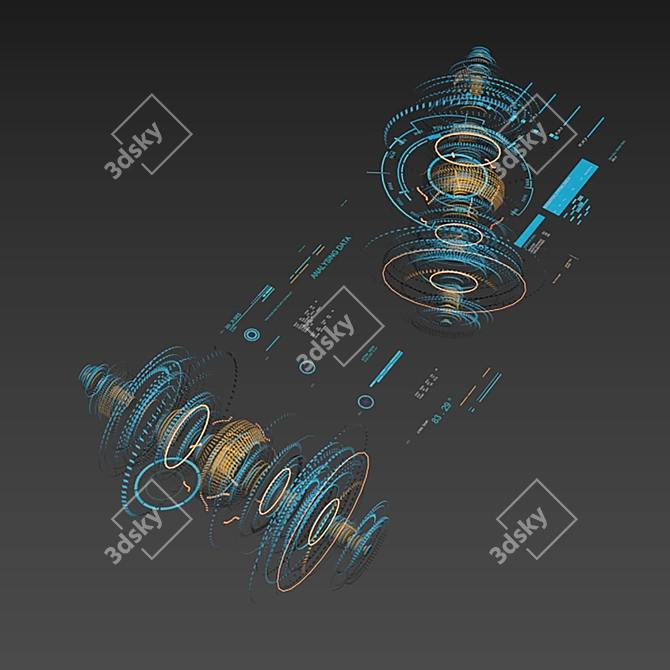  3D Polygon Model with Editable Poly 3D model image 5