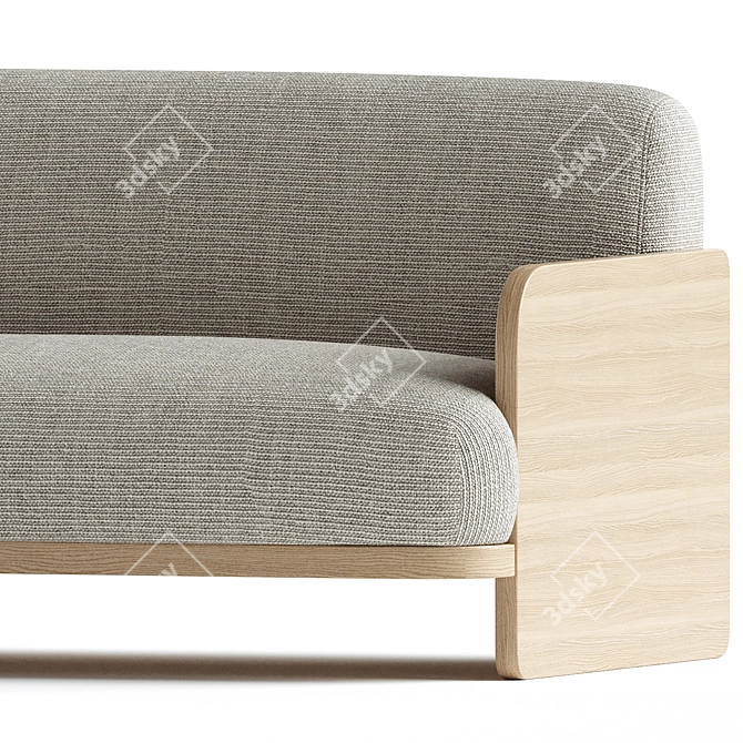 Stylish Jardan Marlo 2.5 Seater 3D model image 2