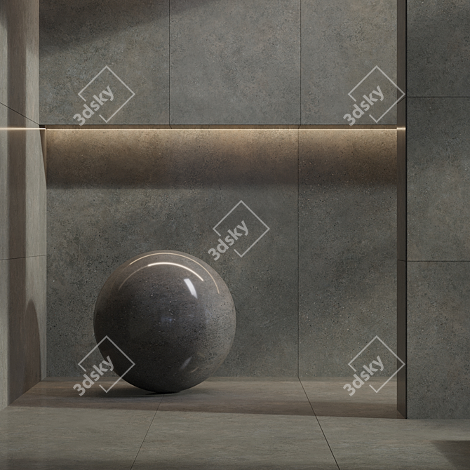 Cifre Porcelain Tile Bundle: Antracite, Cream, Pearl 3D model image 4