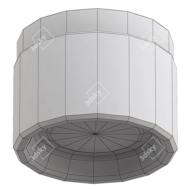 Elegant Dimple Wall Light 3D model image 3