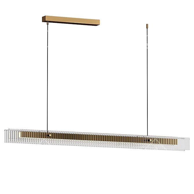 Elegant Vidrio Pendant Lighting 3D model image 1