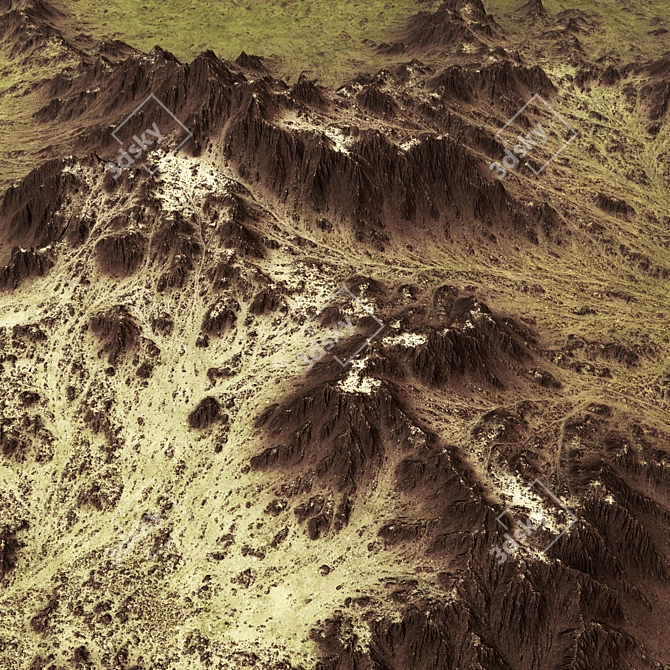  Mountains Big N4 3D Model 3D model image 5