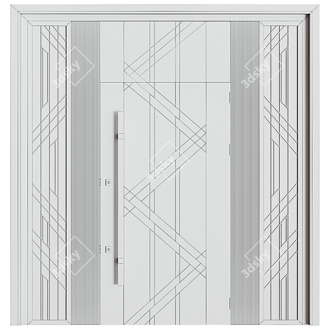 Bastion-S Steel Doors - Model 2017 3D model image 3