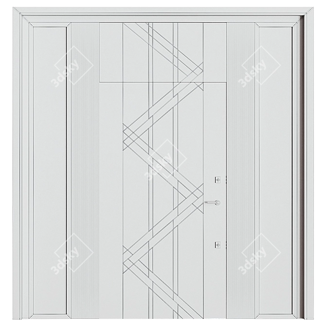 Bastion-S Steel Doors - Model 2017 3D model image 4
