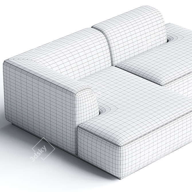 Plush Jacopo Corner Sofa XL 3D model image 2