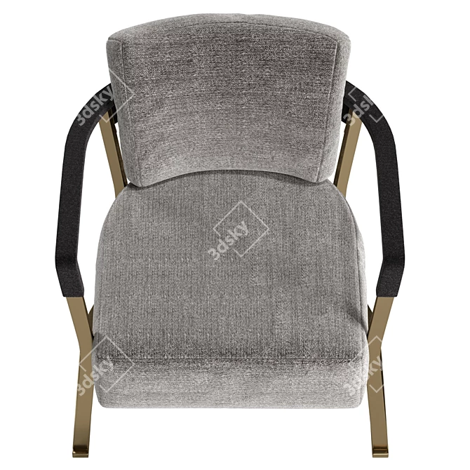 Kathryn Fabric Easy Chair 73x72x69cm 3D model image 3