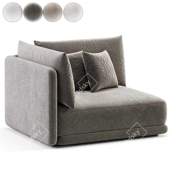 Modern Katarina Sofa Model 2015 3D model image 1