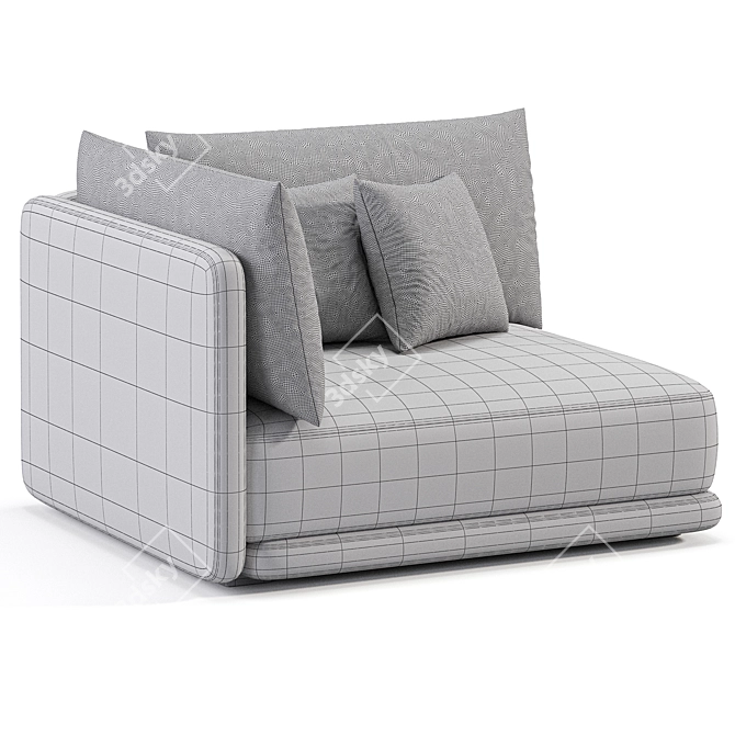 Modern Katarina Sofa Model 2015 3D model image 5