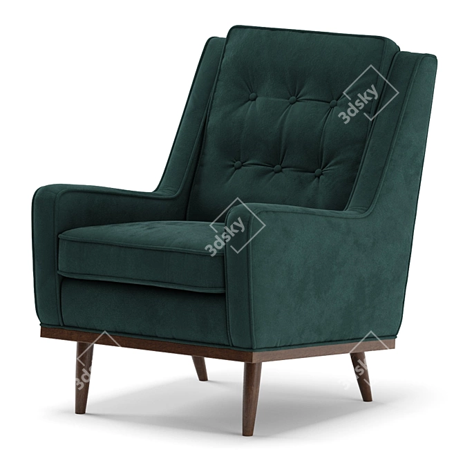 Translated description: "Reset X-Form, apply Turbosmooth"

Chic Reset Armchair Design 3D model image 1