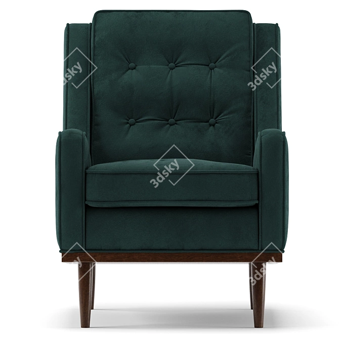 Translated description: "Reset X-Form, apply Turbosmooth"

Chic Reset Armchair Design 3D model image 2