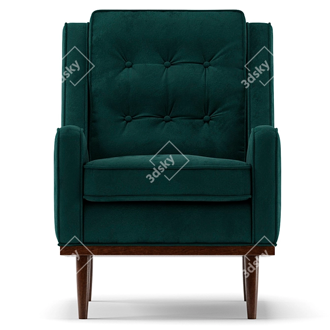 Translated description: "Reset X-Form, apply Turbosmooth"

Chic Reset Armchair Design 3D model image 7