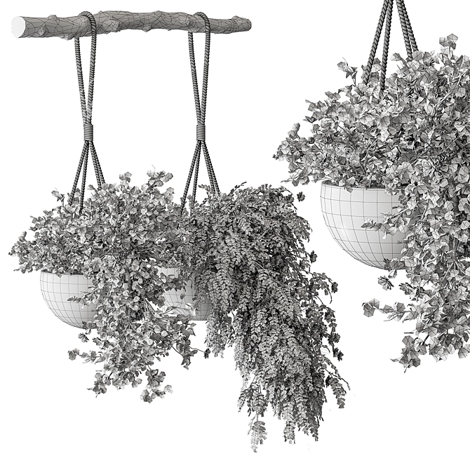 Urban Oasis Hanging Plant 527 3D model image 3