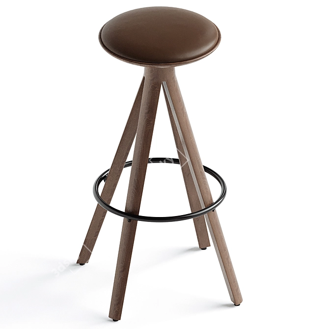 Modern Chic Kalota Bar Chair 3D model image 2