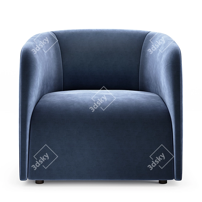 Milan Chair: Timeless Elegance 3D model image 4