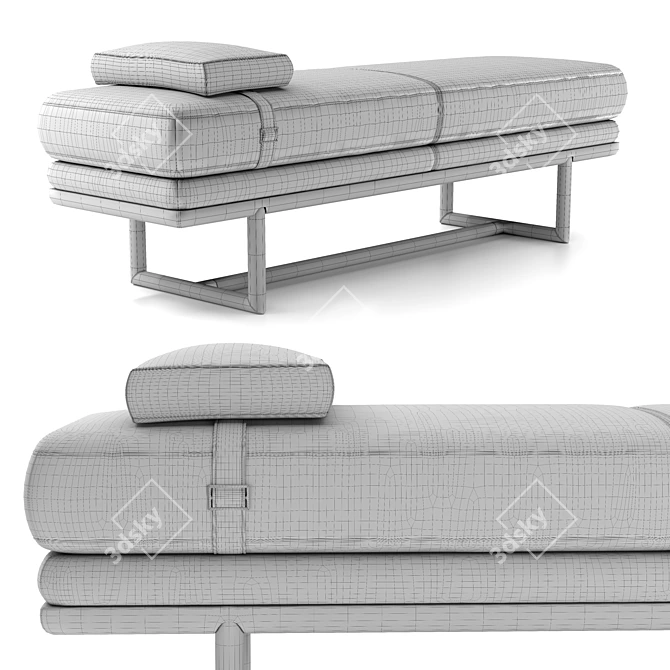 Henry Bench: 3D Model Files 3D model image 4