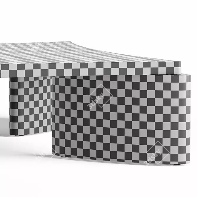 Modern Lu Coffee Table by Lulu & Georgia 3D model image 12
