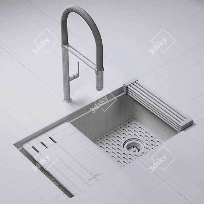 Ruvati epiStage Sink Set 3D model image 5