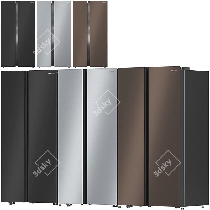  Samsung Refrigerator Collection 06 3D model image 3