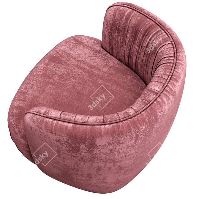 Customizable Crystal Armchair by Katerina Kladi 3D model image 4
