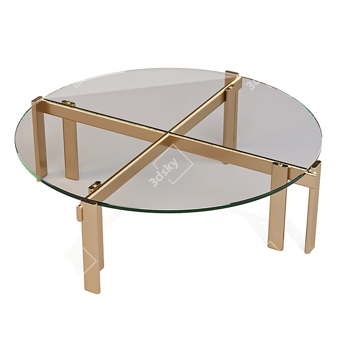 Roche Bobois Paris Paname Coffee Tables 3D model image 2