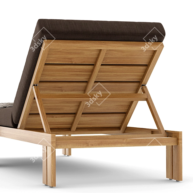 Outdoor Matira Chaise by RH 3D model image 3