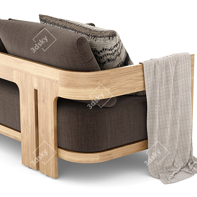 Modern Matira Sofa: Timeless Elegance 3D model image 3