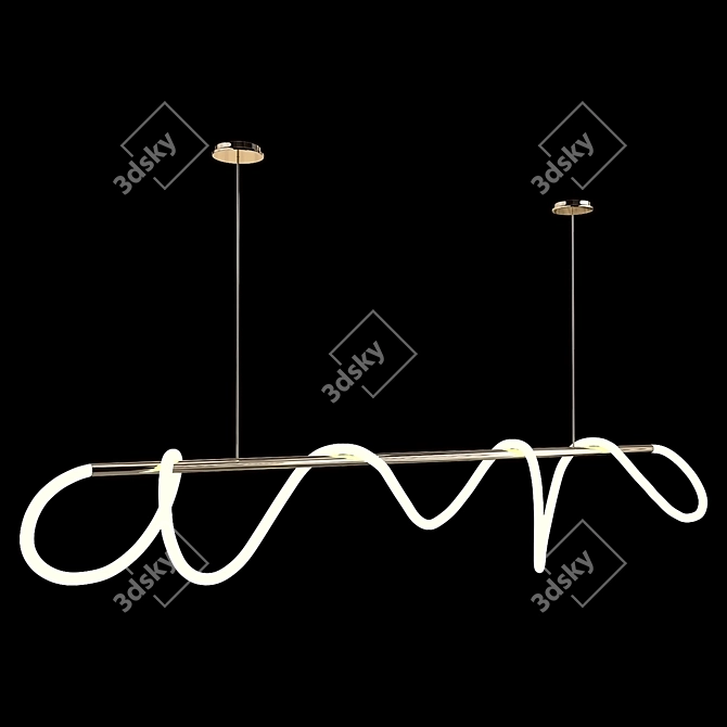 Elegant Chandelier TRACKER by Romatti 3D model image 2