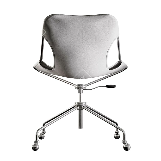 Paulistano OC Leather Office Chair 3D model image 4