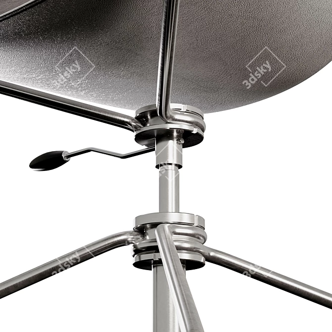 Paulistano OC Leather Office Chair 3D model image 5
