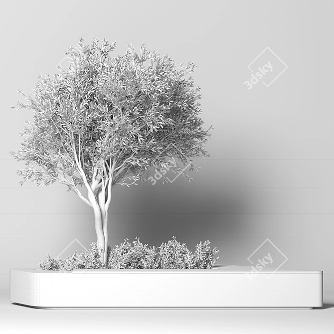 Modern Urban Furniture Set 2015 3D model image 3