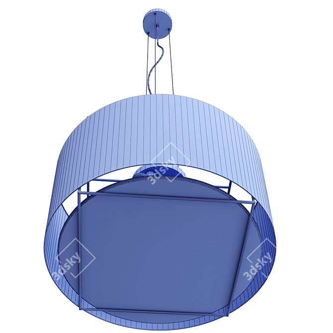 Sleek Lewit Pendant Lamp 3D model image 3