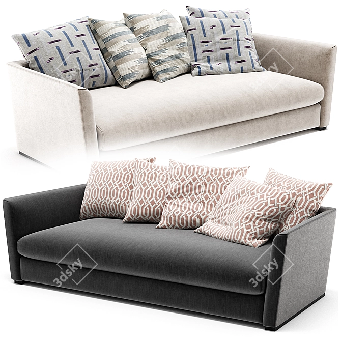 2017 Valery Flexform Sofa Millimeters 3D model image 3