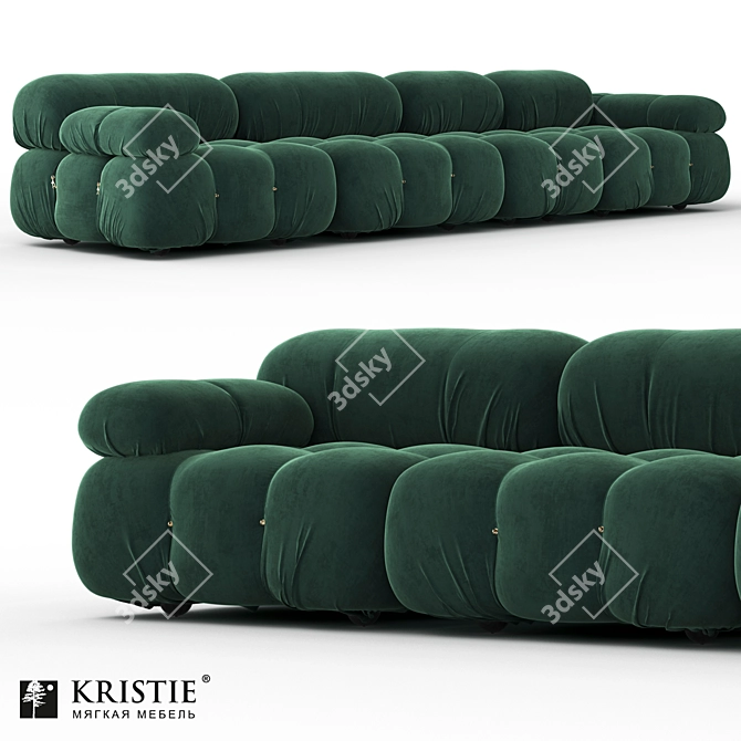 Kristie Mebel Asti Sofa 3D model image 2