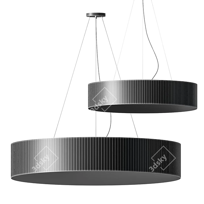 Sleekly Designed LED Pendant Lamp 3D model image 3