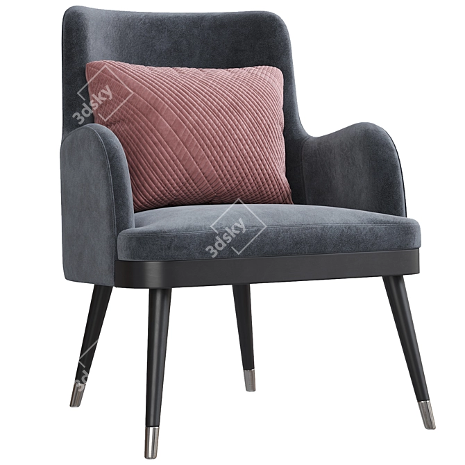 Elegant Kelly Mass LT Chair 3D model image 1