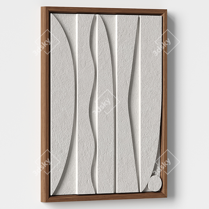 Sculptural Wall Art Masterpiece 3D model image 3