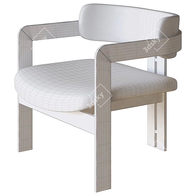 Elegant Donato Chair 3D Model 3D model image 5
