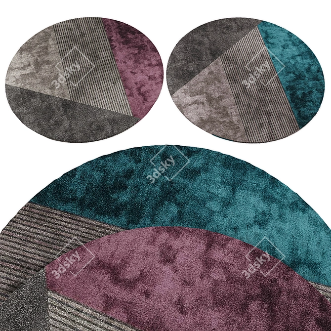 Circular Rugs Collection: Model Archive 3D model image 2