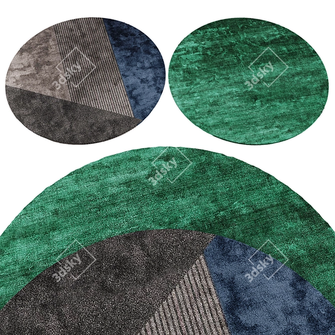 Circular Rugs Collection: Model Archive 3D model image 3