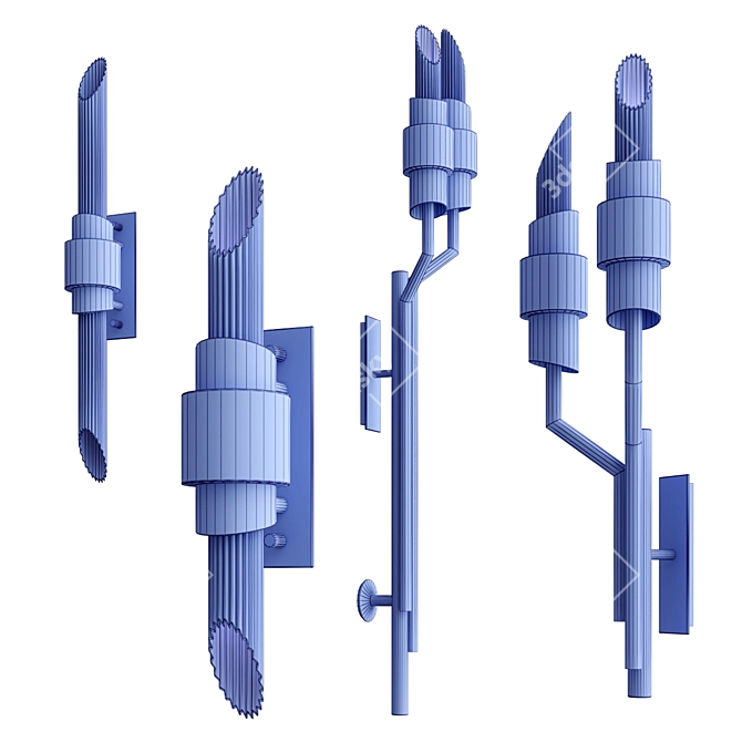 TYCHO Modern Wall Lamp Collection 3D model image 3