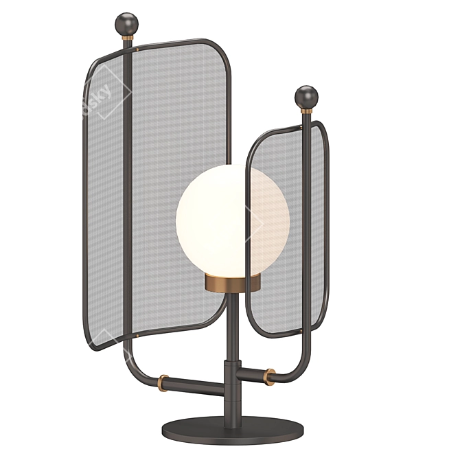 Elegant Masiero Papilio Tl1 Table Lamp 3D model image 2