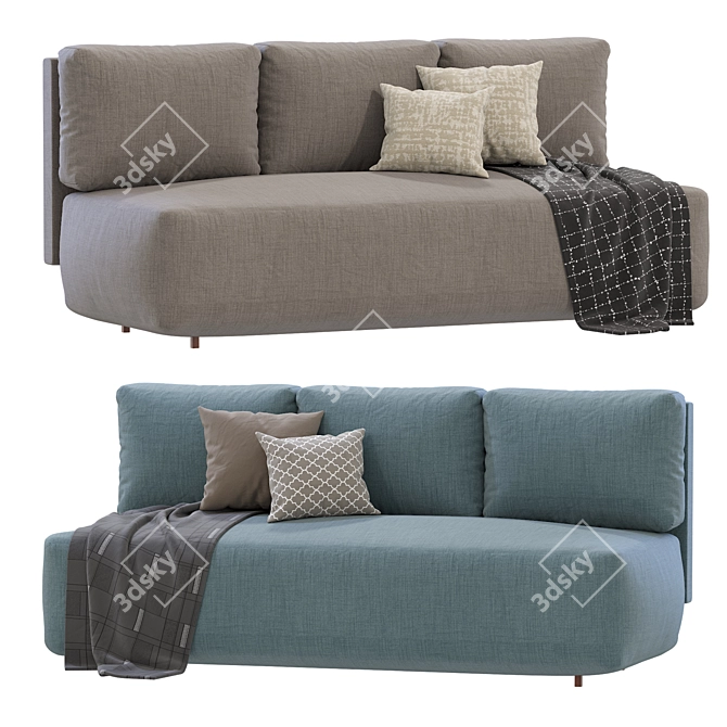 Modern Chic Sofa by inmyroom 3D model image 1