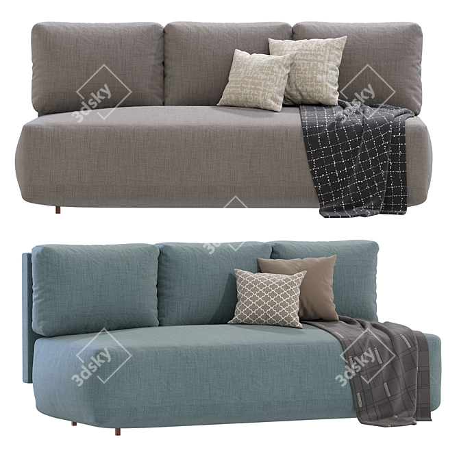 Modern Chic Sofa by inmyroom 3D model image 2