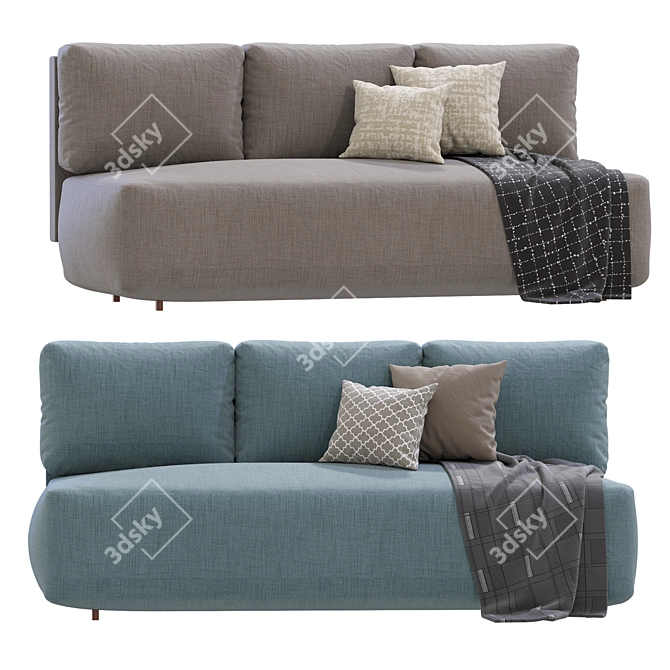 Modern Chic Sofa by inmyroom 3D model image 4