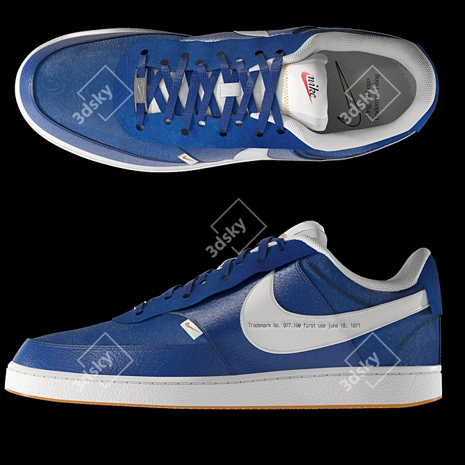 Nike Court Vision 3D Model 3D model image 2